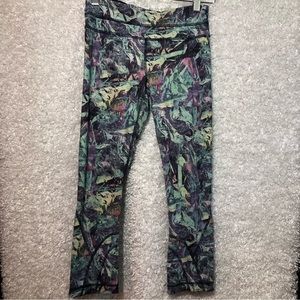 Lululemon Multicolored Run Inspire Crop II Leggings